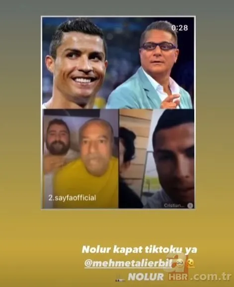 Ünlü sunu Mehmet Ali Erbil TikTok’ta fena trollendi! Ronaldo ile İngilizce konuşmaya çalıştı, alay konusu oldu! Yasmin Erbil çileden çıktı