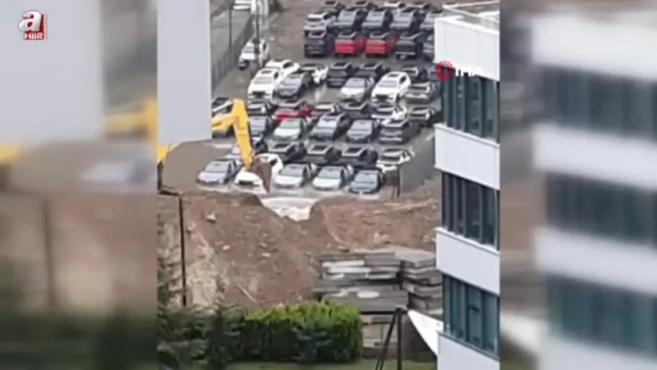 İstanbul’da lüks araçlar suya gömüldü