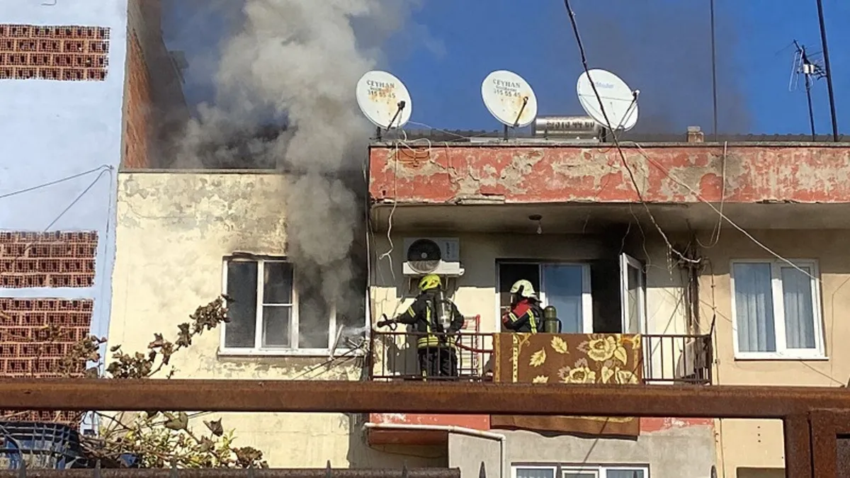 Aydın'da 2 katlı evde yangın: 18 yaşındaki genç hayatını kaybetti
