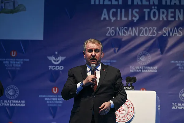 Ankara-Sivas YHT hattı açıldı! Cumhur İttifakı tam kadro bölgede! Sivas-Ankara arası 2 saate düştü...