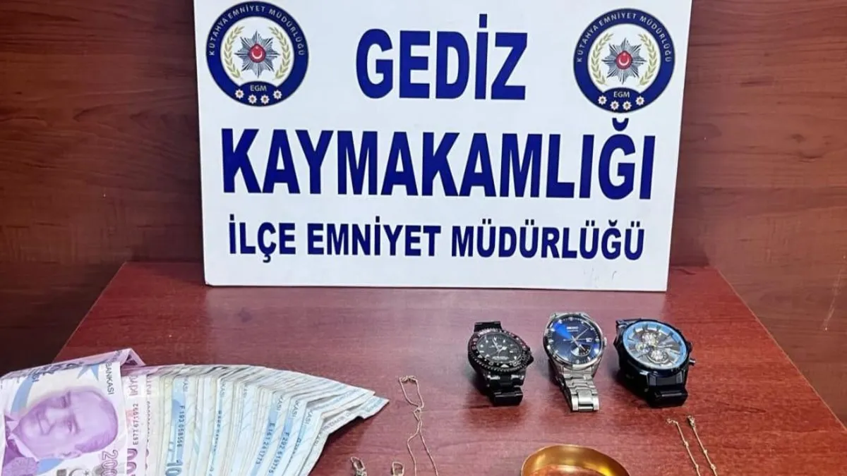 Gediz’de 3 hırsızlık zanlısı tutuklandı