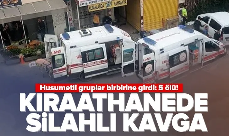 İzmir’de çıkan silahlı kavgada 5 kişi öldü