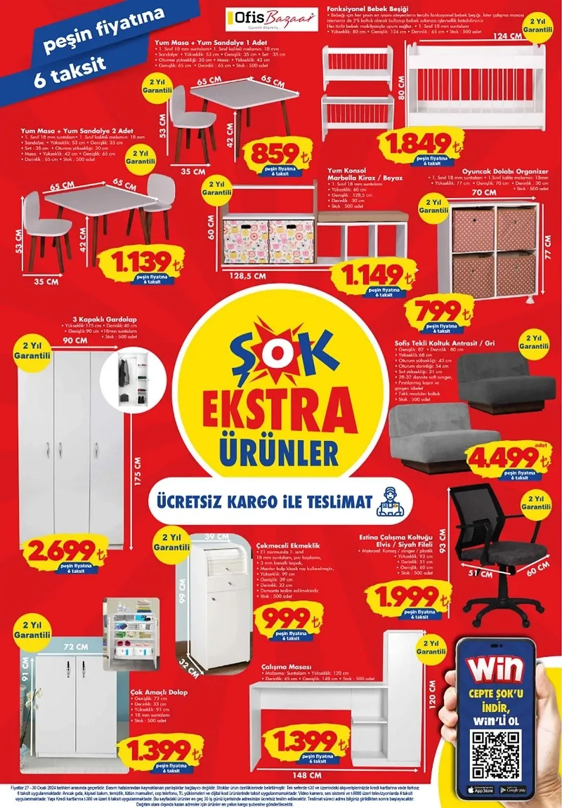 ŞOK 30 Ocak aktüel ürünler kataloğu geliyor! ŞOK bu hafta elektronikten tekstile, gıdadan mobilyaya kadar onlarca ürünü uyguna satıyor - 2