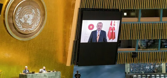 Son dakika: Başkan Erdoğan’ın İsrail’e yönelik eleştirileri, BM’de İsrail Büyükelçisi’ne salonu terk ettirdi