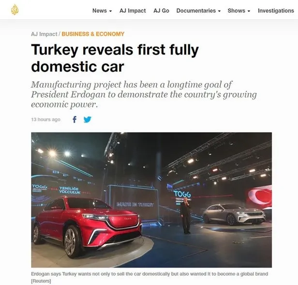 Yerli otomobil dünya basınında: Başkan Erdoğan, Tesla'ya meydan okuyor - 2