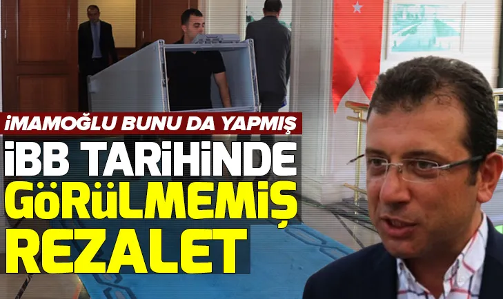 Tarihte böylesi görülmedi! Ekrem İmamoğlu, başkanlık makamı kapısına x-ray cihazı koydu