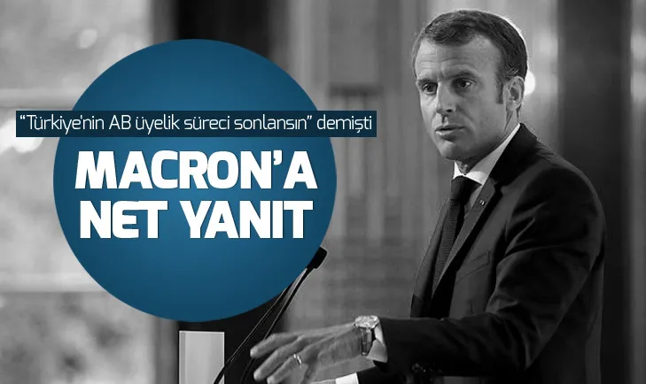 Dışişleri Bakanlığından Macrona tepki