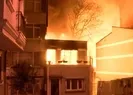 Yangın paniği! Alevler geceyi aydınlattı