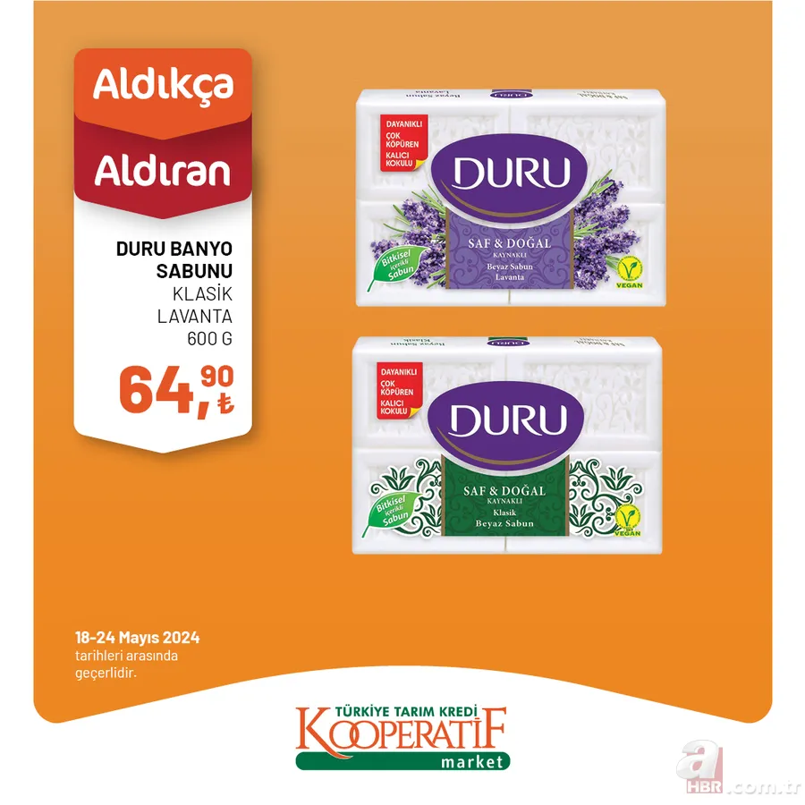 Tarım Kredi Market 24 Mayıs indirim kataloğu yayınlandı! TK’da Kahvaltılık, Temizlik Ürünleri, İçecek Çeşitleri, atıştırmalıklar uyguna satışta 16