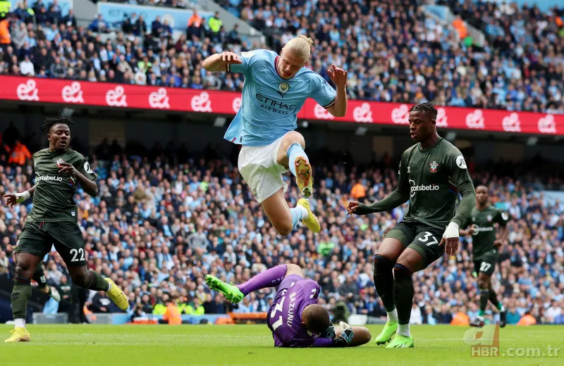 Haaland durdurulamıyor! Yine attı Manchester City farka koştu 10