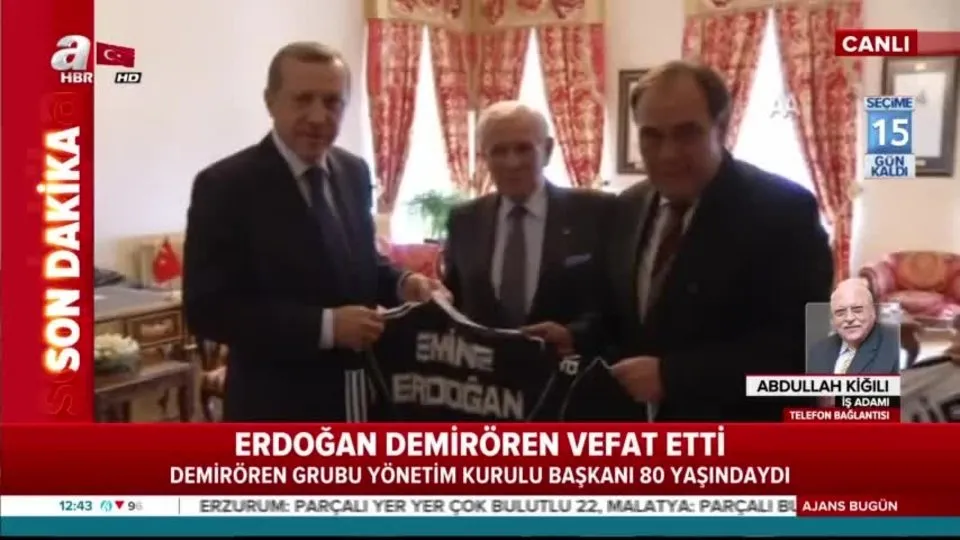 Erdoğan Demirören hayatını kaybetti! Abdullah Kığılı duygularını A Haber’de paylaştı