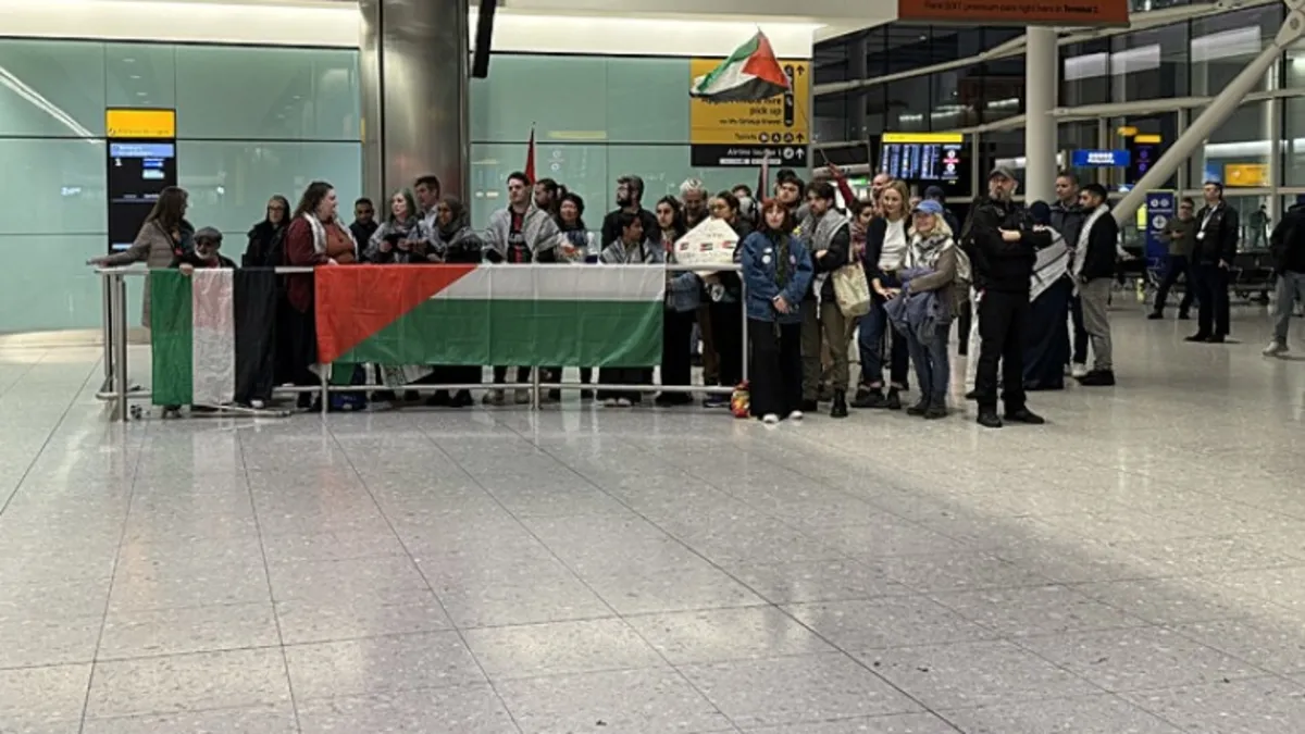 Küresel Sumud Filosu'ndaki İspanyol aktivistler Madrid'e döndü