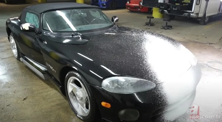 Garajda kaderine terk edilmiş Dodge marka arabayı yenilediler 🚗 Sahiplerinin gözü yaşlı 25