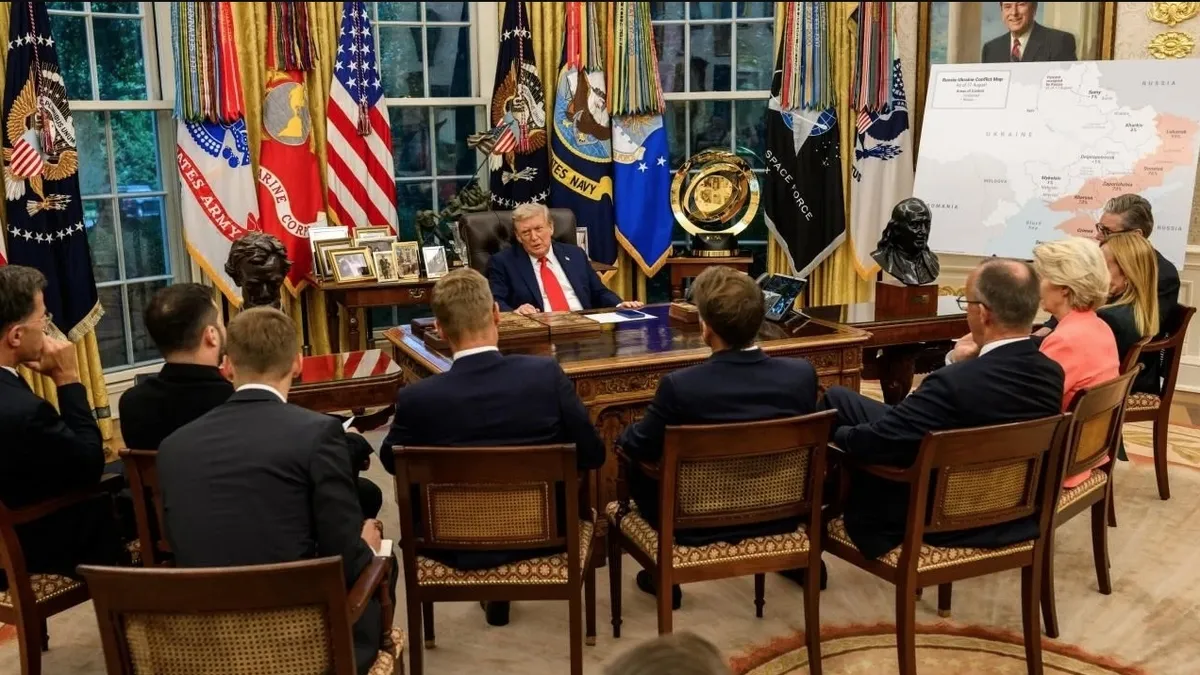 Beyaz Saray’da “Ukrayna” zirvesi! AB liderlerinin öğrenci pozu ve ABD-Rusya anlaşması