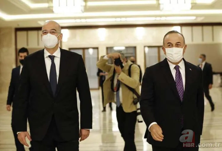 Dışişleri Bakanı Mevlüt Çavuşoğlu ve Yunan Mevkidaşı Nikos Dendias'ı manşetten verdiler! Yunan medyasında skandal ifadeler 2