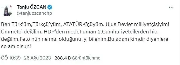 Bu ne perhiz, bu ne lahana! CHP’ye geri dönen Tanju Özcan’ın HDP çelişkisi...