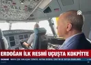 Başkan Erdoğan kokpitte