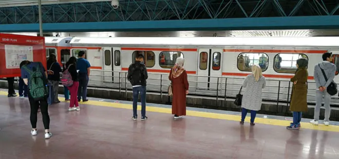 Ankara metrosunda bir kişi intihar etti