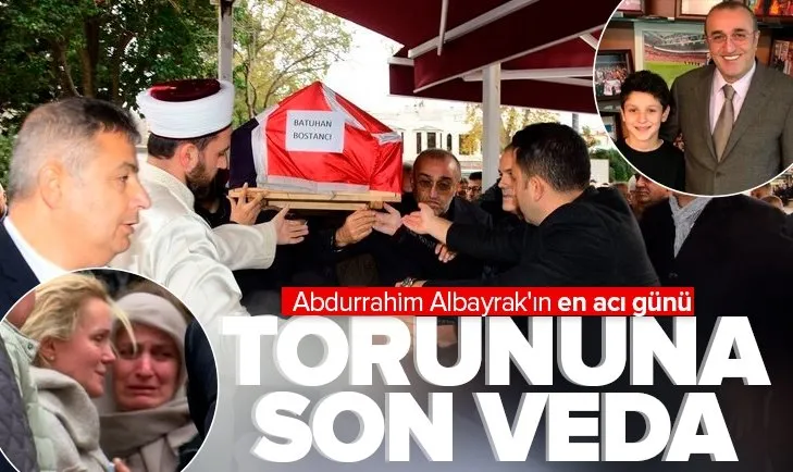 Abdurrahim Albayrak’ın AVM’nin  4.’üncü katından düşerek ölen torunu Batuhan Bostancı son yolculuğuna uğurlanıyor... Ailenin acısı boğazları düğümledi