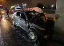 Milyonluk otomobil alev alev yandı