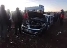 TIRa çarpıp şarampole yuvarlandı! Feci kaza