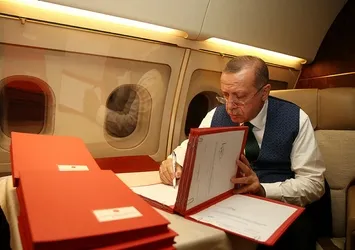 Cumhurbaşkanı Erdoğan'ın yoğun mesaisi