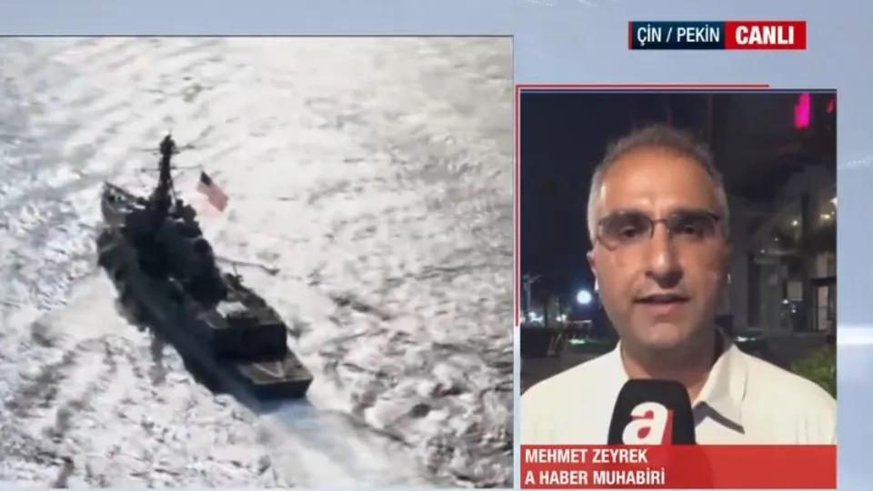 Çin ordusu ABD gemisini kovaladı