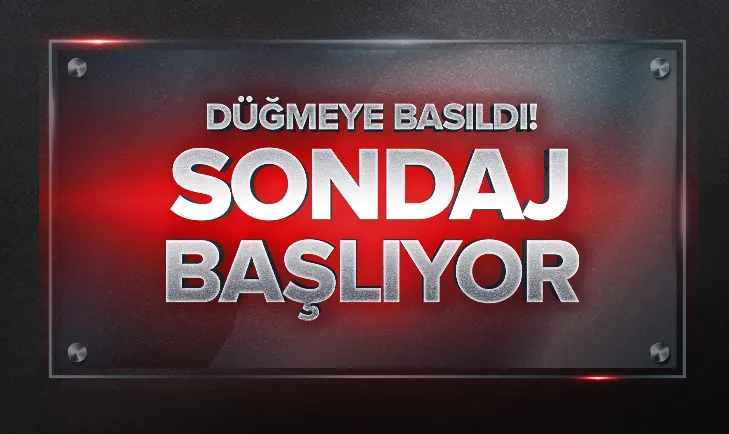 Düğmeye basıldı! Sondaj başlıyor...