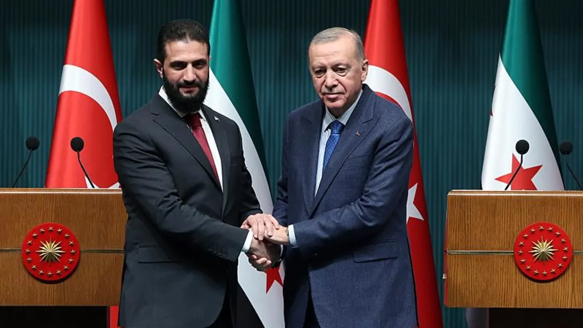 Başkan Erdoğan ve Suriye Cumhurbaşkanı Ahmet Şara'dan ortak Suriye mesajı! "Terörsüz iklim hakim kılınacak"