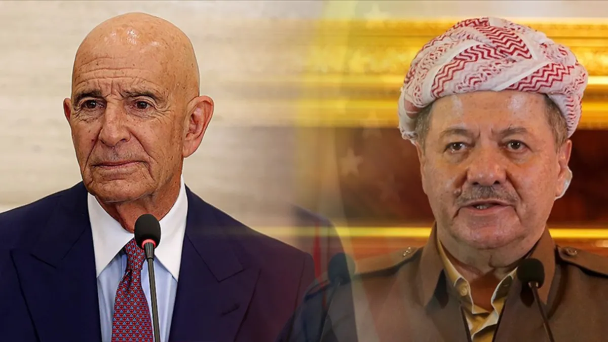 Irak ve ABD'den diplomasi trafiği! Mesut Barzani ve Tom Barrack telefonda görüştü