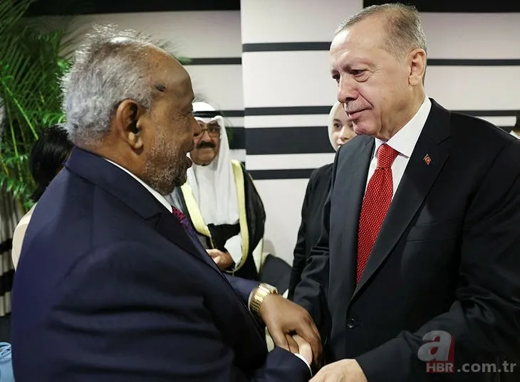 Başkan Recep Tayyip Erdoğan 2022 Dünya Kupası'nı dünya liderleri ile birlikte izledi