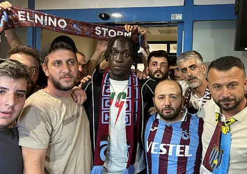 Trabzonspor'un yeni transferi Batista Mendy Trabzon'a ayak bastı