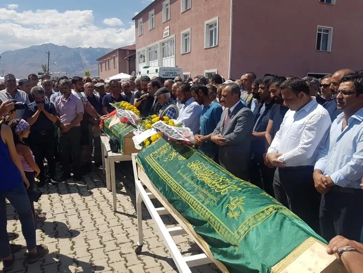 Tunceli’de PKK tarafından şehit edilen kardeşler son yolculuğuna uğurlandı