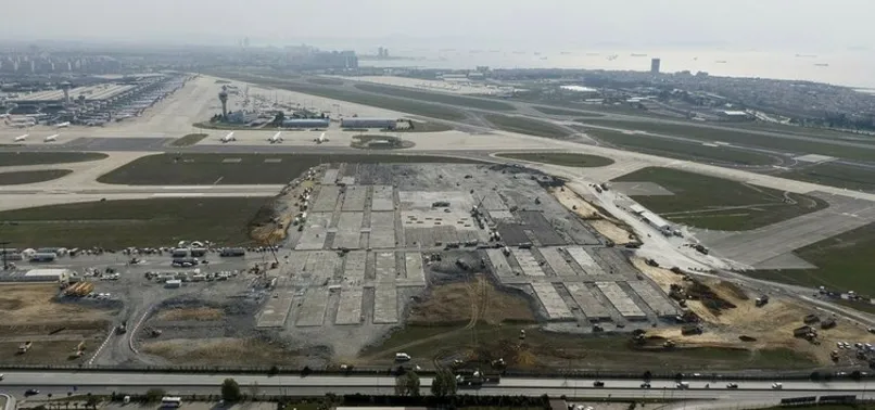 İstanbul Atatürk Havalimanı'ndaki bin yataklı hastane inşaatının temeli ortaya çıktı