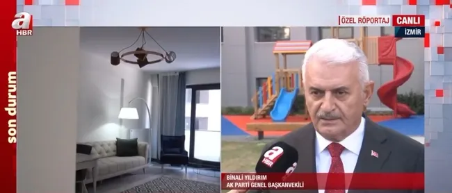 İzmir depreminin yaraları sarılıyor! Çevre Bakanı Kurum ve AK Parti Genel Başkanvekili Yıldırım A Haber’de