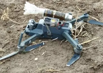 PKK'nın bomba yüklü 'drone'u düşürüldü
