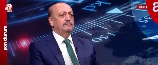 Çalışma ve Sosyal Güvenlik Bakanı Vedat Bilgin’den A Haber’de asgari ücret ve emekliye refah payı açıklaması