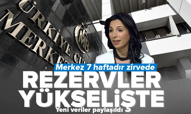 Merkez’in rezervleri yükselişini sürdürüyor