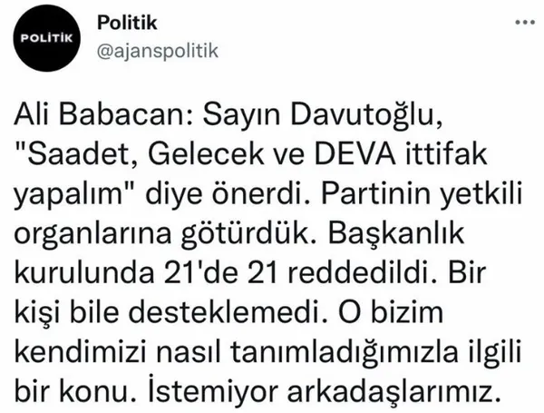 Millet İttifakı'nda 3'lü kriz! DEVA ve Gelecek birbirine girdi - 6