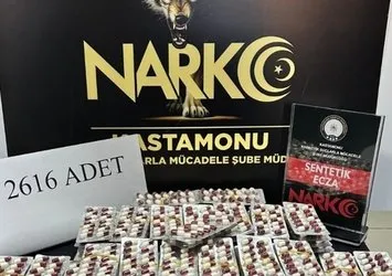 Kastamonu'da uyuşturucu operasyonu