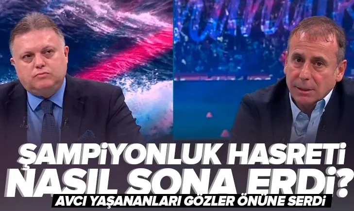 Son dakika | Şampiyonluğun hikayesi nasıl yazıldı? Trabzonspor teknik direktörü Abdullah Avcı A Spor’da
