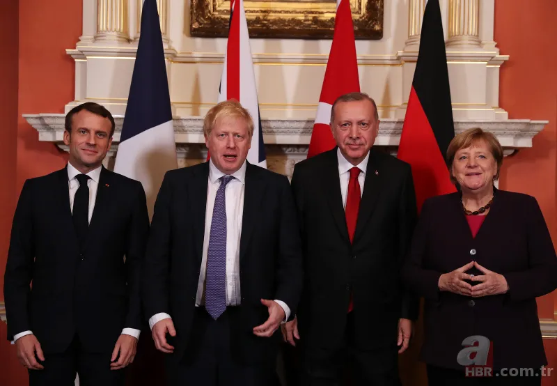 Londra'daki Dörtlü Zirve'den ilk kareler... 2