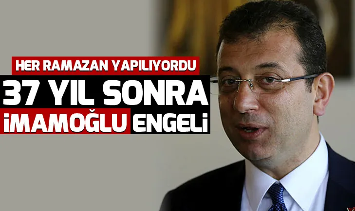 İstanbul Dini Yayınlar Fuarına 37 yıl sonra Ekrem İmamoğlu engeli