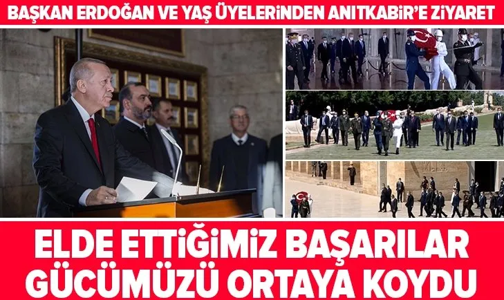 Başkan Erdoğan’dan YAŞ öncesi Anıtkabir’e ziyaret