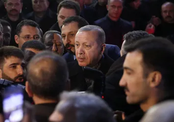 Cumhurbaşkanı Erdoğan'a yoğun ilgi