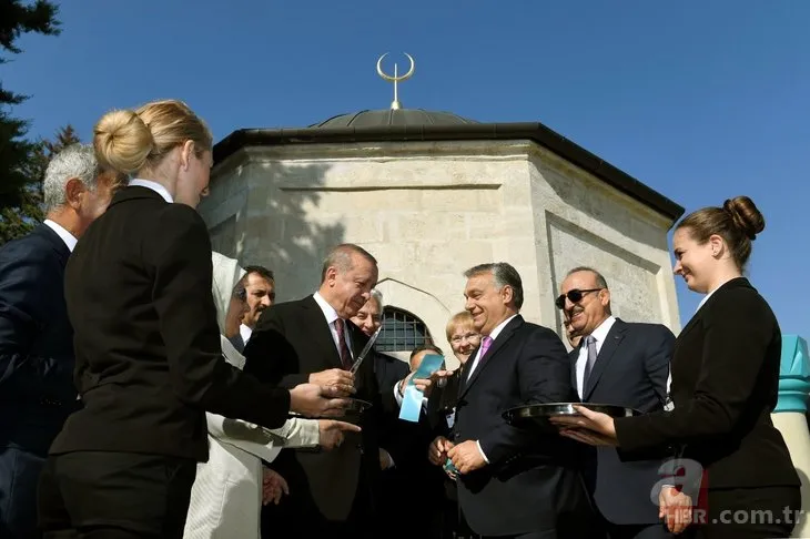 Cumhurbaşkanı Erdoğan, Macaristan’da Gül Baba Türbesini açtı