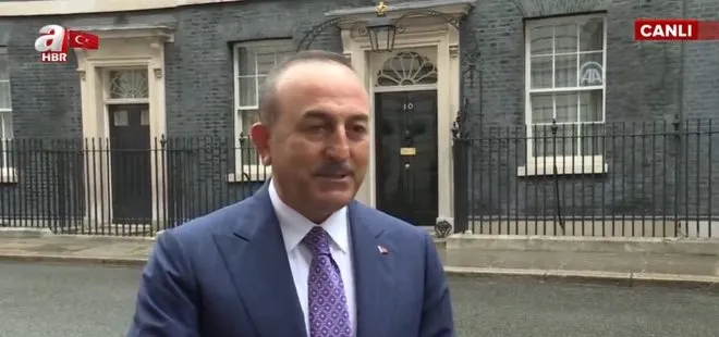 Dışişleri Bakanı Mevlüt Çavuşoğlu İngiltere’de açıklamalarda bulundu