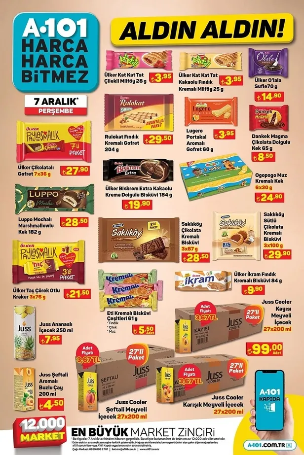 11 Aralık A101 aktüel ürünler kataloğu! Üç Tekerlekli Elektrikli Moped, Flavel Dijital Baskül , Kahve Makinesi, Smart Led TV uygun fiyata satışa sunuluyor