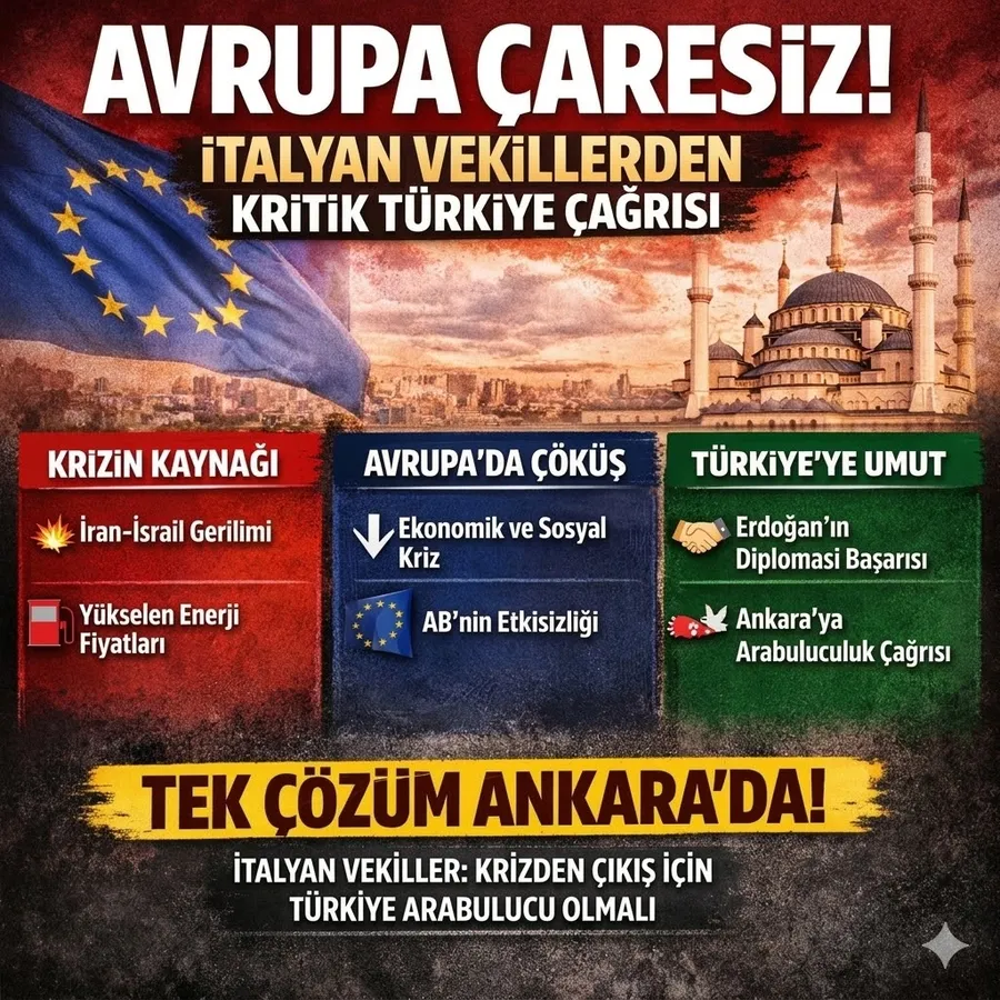 Avrupa çaresiz gözler Ankara'da! İtalyan vekillerden kritik Türkiye çağrısı - 1