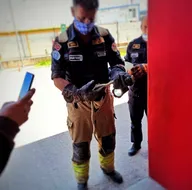 Otomobilin içinden çıkan korkuttu